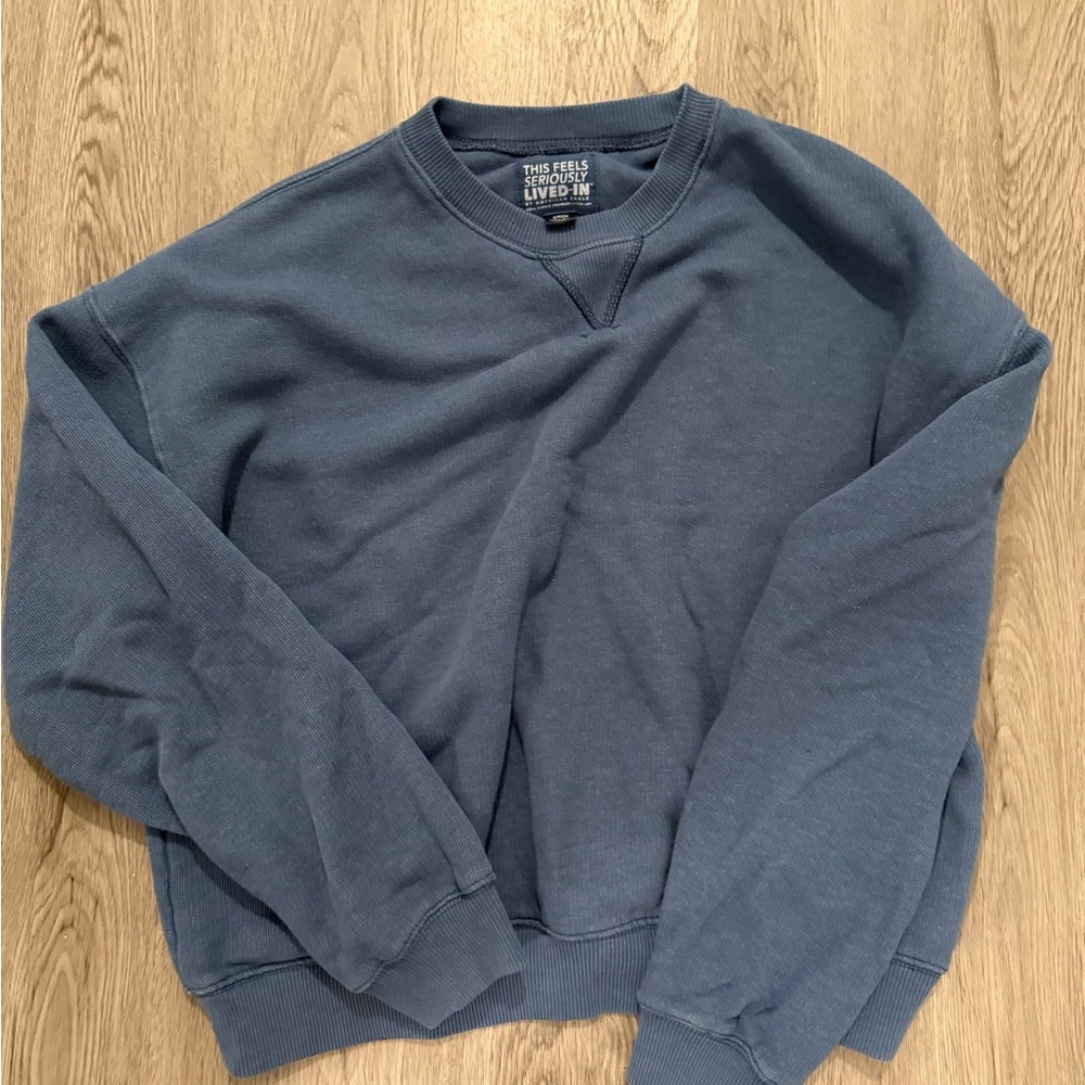 American Eagle Blue Crewneck Sweatshirt